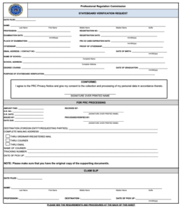 prc stateboard verification slip - apostille pinoy