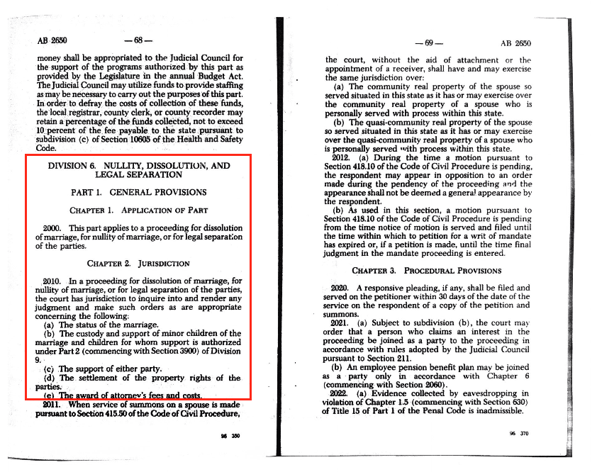 California Divorce Statute (Law) [Apostille Pinoy]